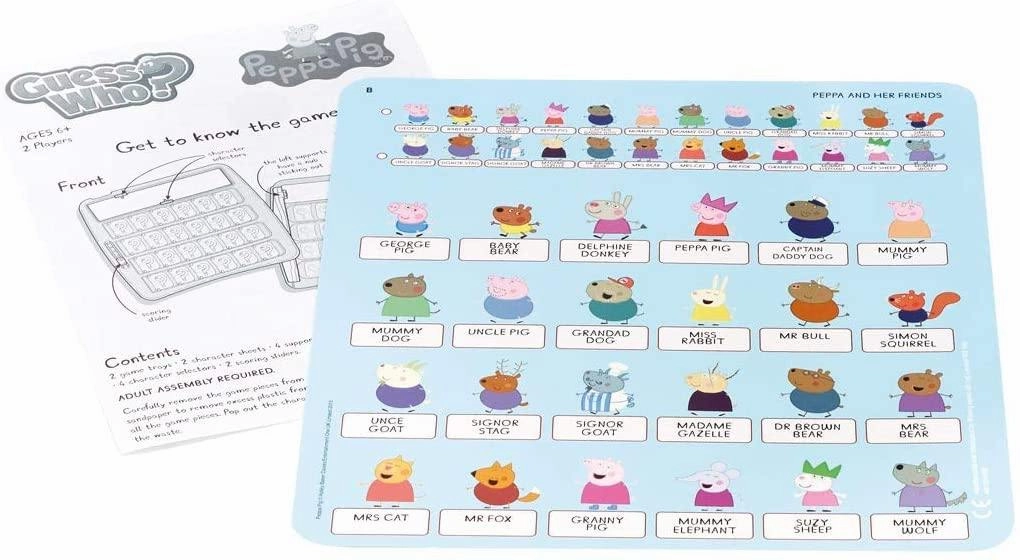 Peppa Pig Toys Winning Moves Peppa Pig Guess Who? Board Game