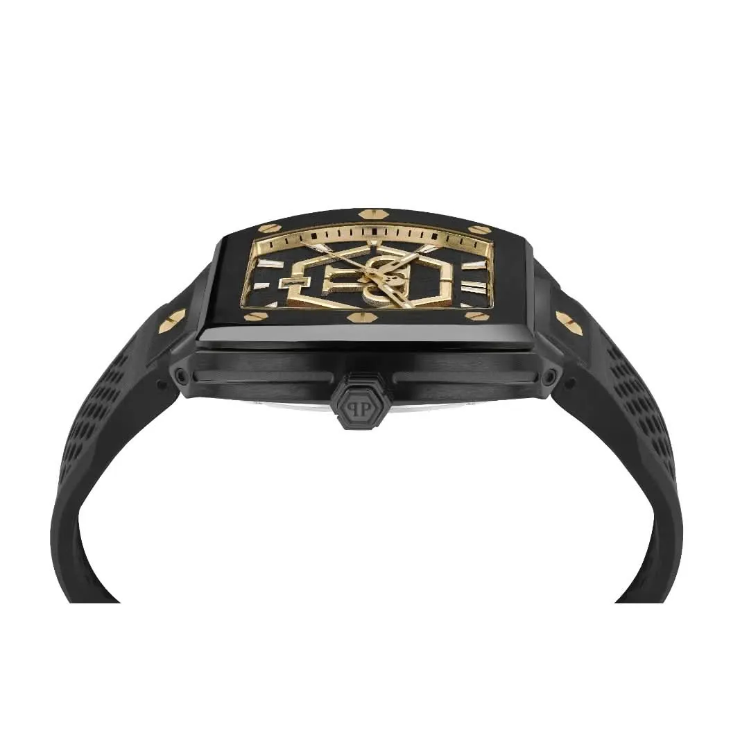 Philipp Plein Montre Homme High-Conic The Hexagon Phantom Noire PWPUA0224
