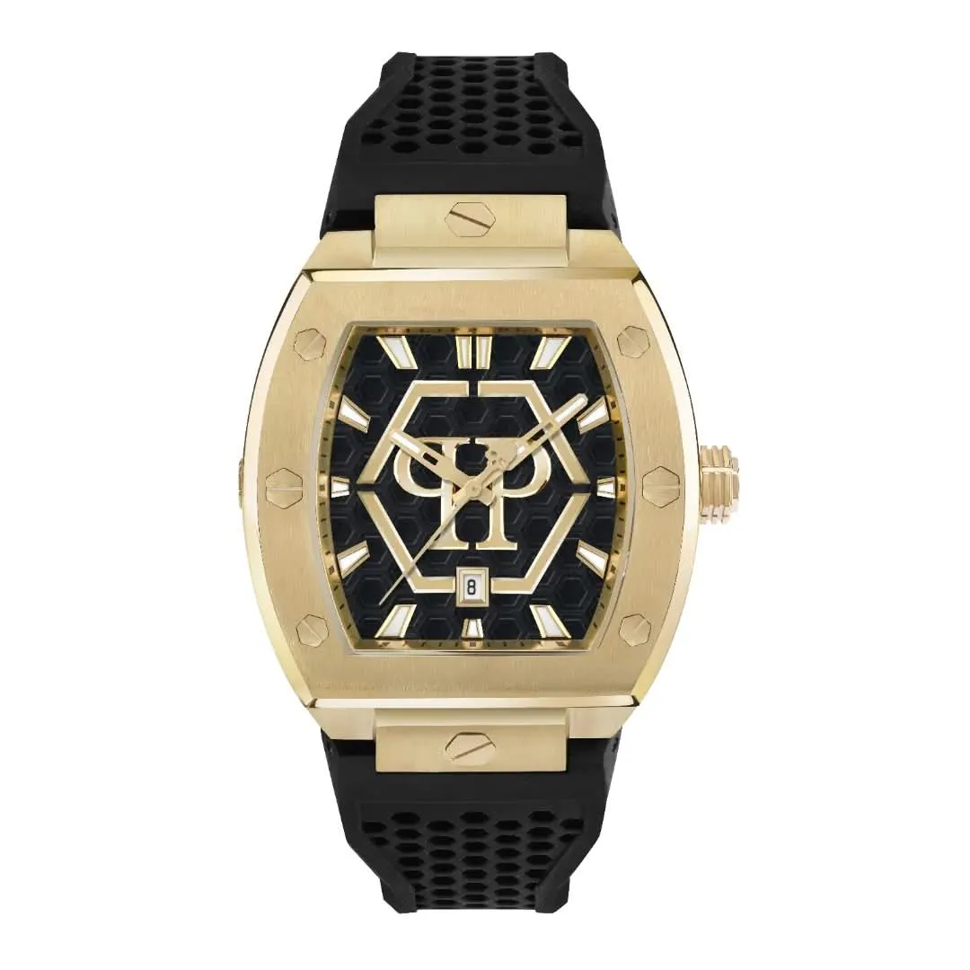 Philipp Plein Montre Homme High-Conic The Hexagon Phantom Noir PWPUA0424