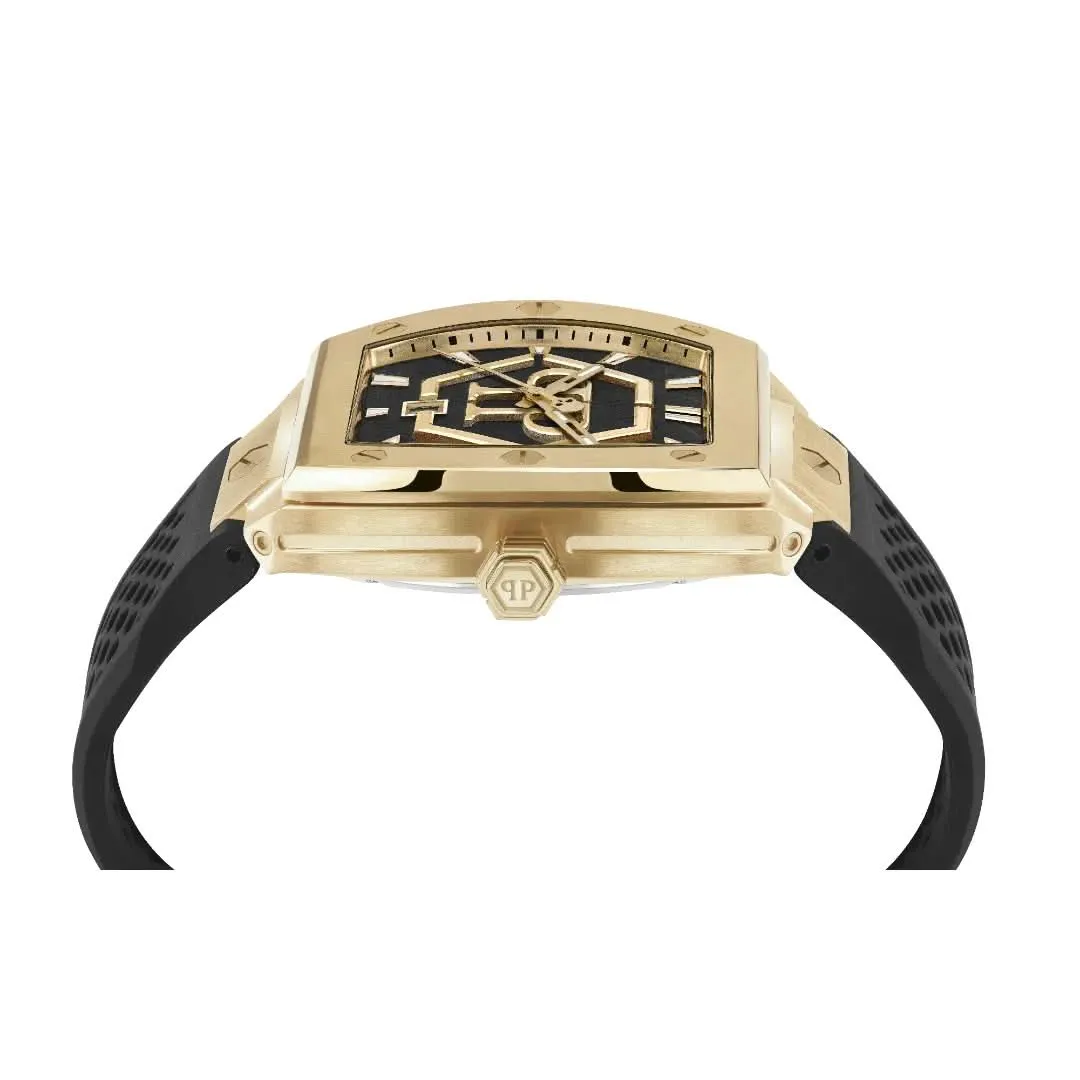 Philipp Plein Montre Homme High-Conic The Hexagon Phantom Noir PWPUA0424