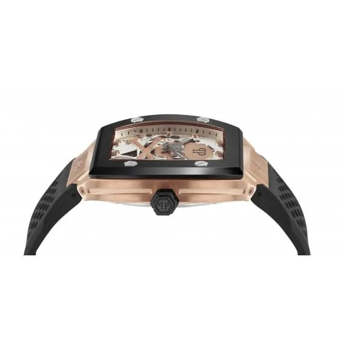 Philipp Plein Montre Automatique Gents High-Conic The Skeleton PWBAA0121