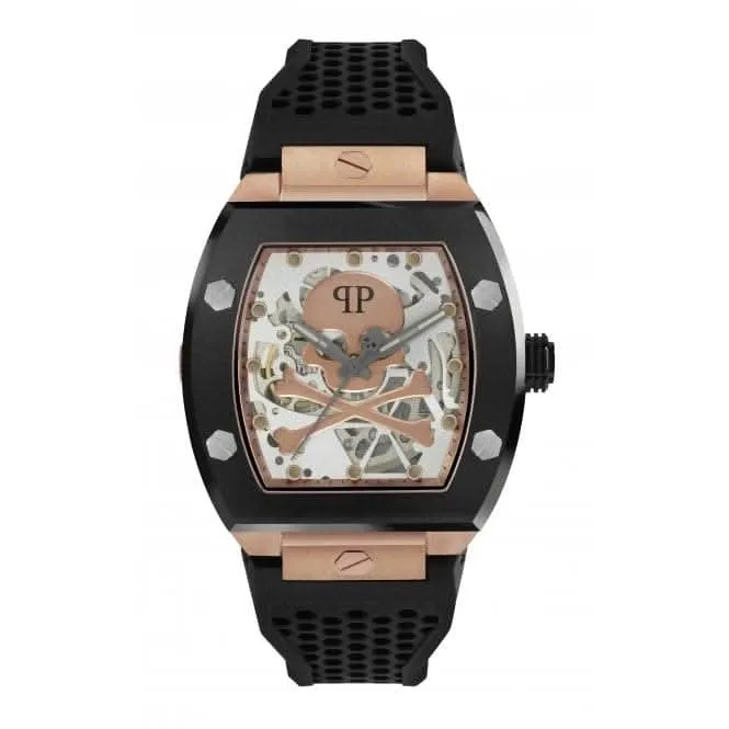 Philipp Plein Montre Automatique Gents High-Conic The Skeleton PWBAA0121
