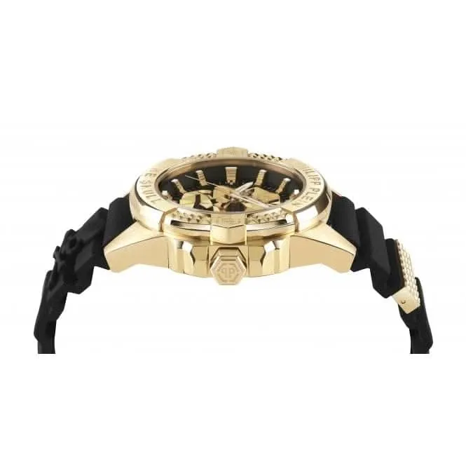 Philipp Plein Gents High-Conic La Montre Noire $Kull PWAAA0221