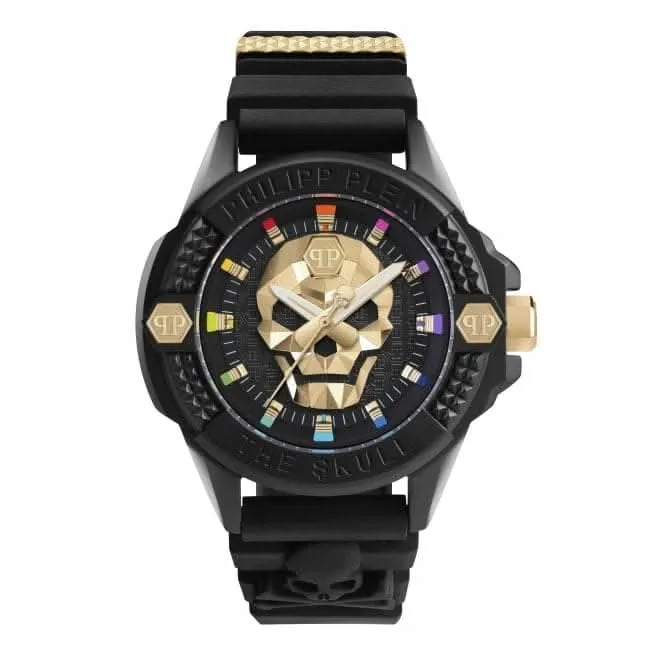 Philipp Plein Gents High-Conic La Montre Écocéramique Noire à Crâne PWUBA0223