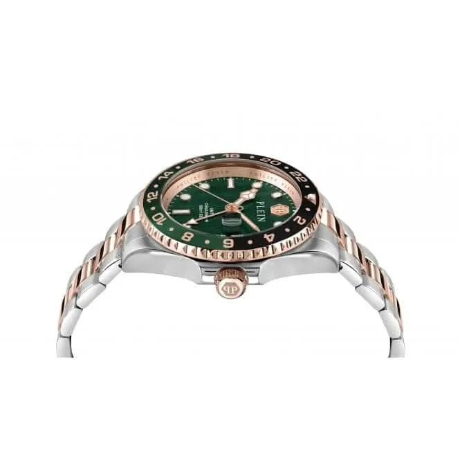 Montre Philipp Plein Gents Hyper-Sport GMT-I Challenger en or rose PWYBA0623