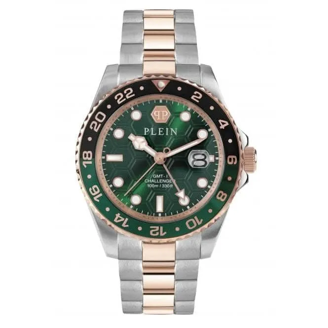 Montre Philipp Plein Gents Hyper-Sport GMT-I Challenger en or rose PWYBA0623