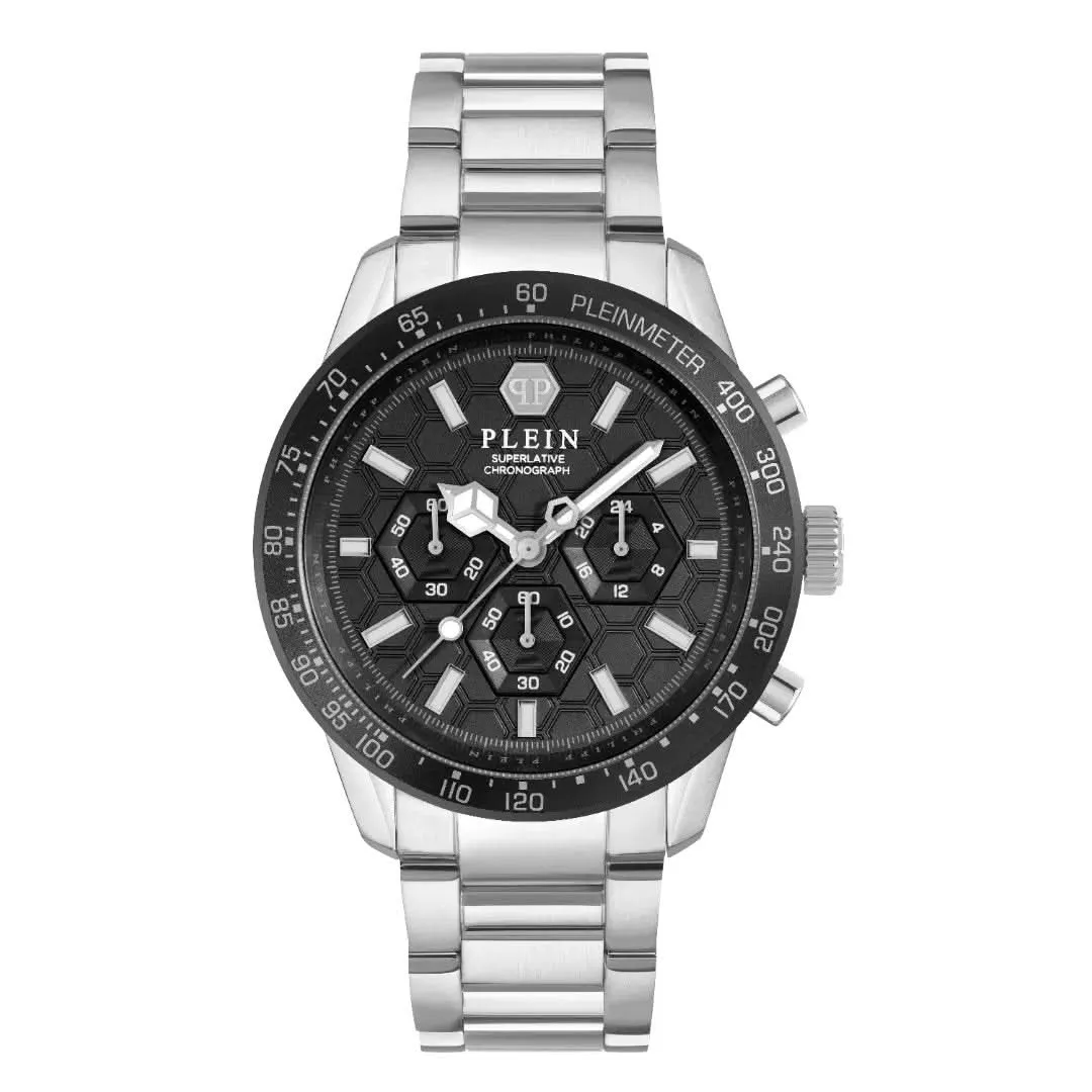Montre Philipp Plein Gents Hyper-Sport Pleinmeter Argent PWPYA0424