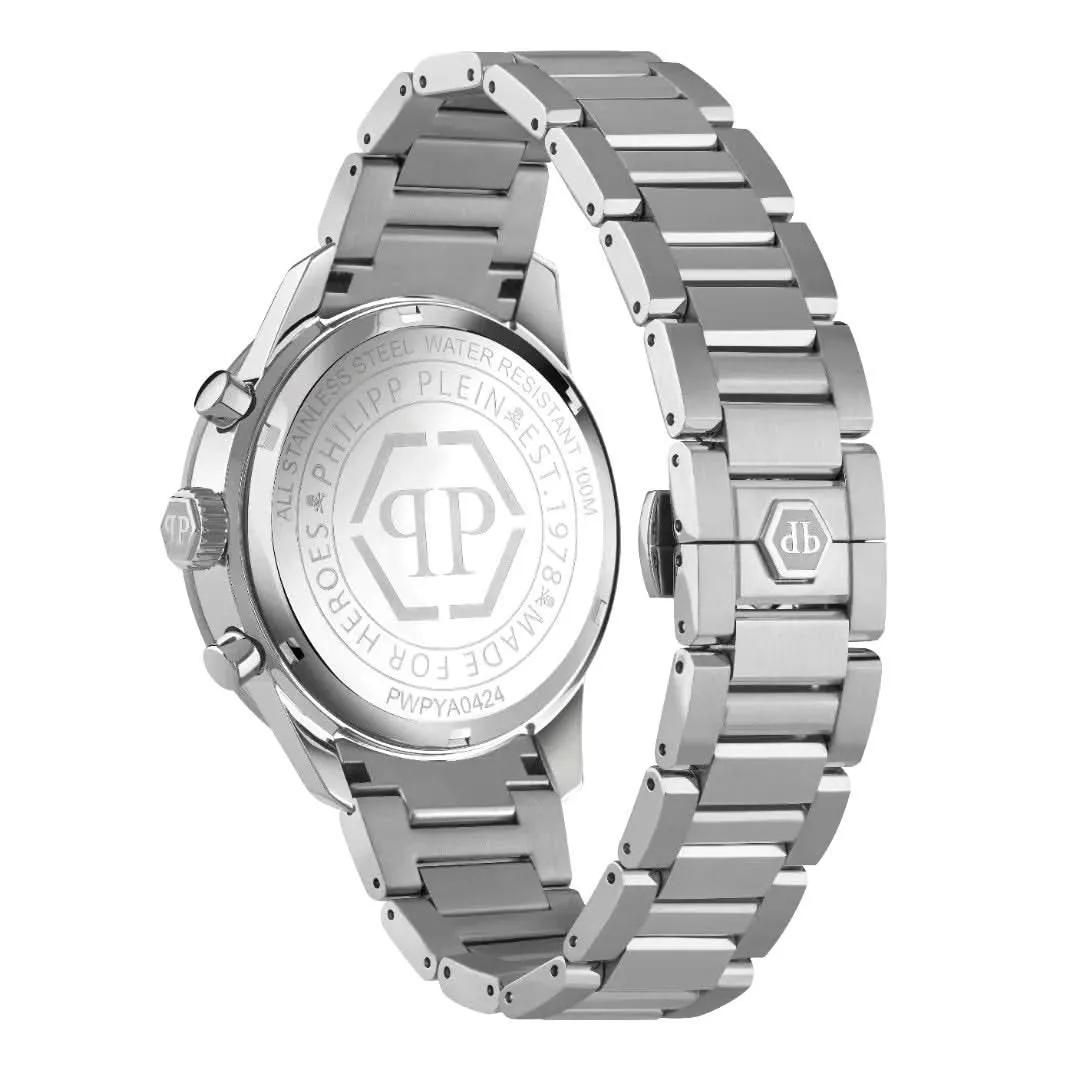 Montre Philipp Plein Gents Hyper-Sport Pleinmeter Argent PWPYA0424