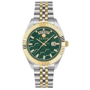 Philipp Plein Montre Homme Rock Couture Date Superlative Argent Or PWPVA0424