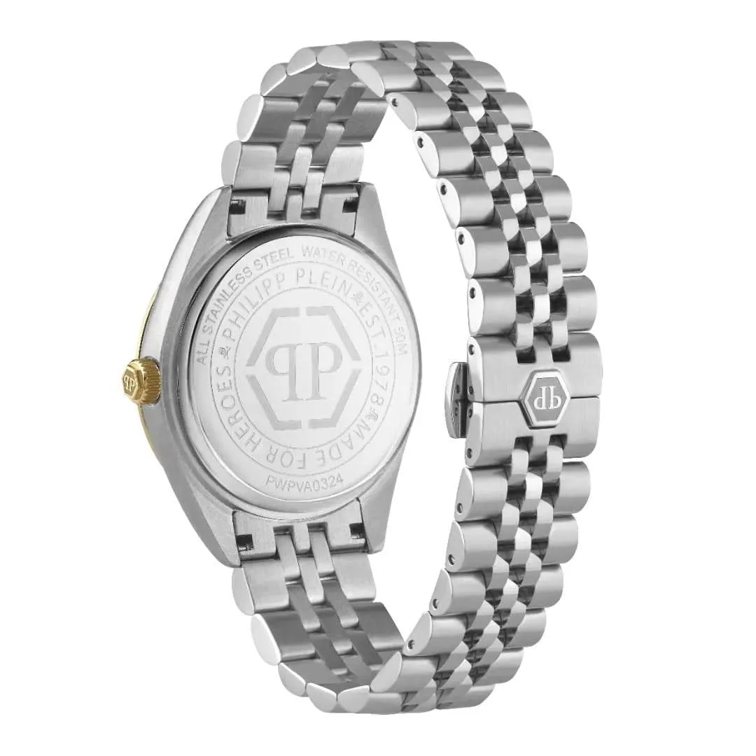 Philipp Plein Montre Homme Rock Couture Date Superlative Argent PWPVA0324