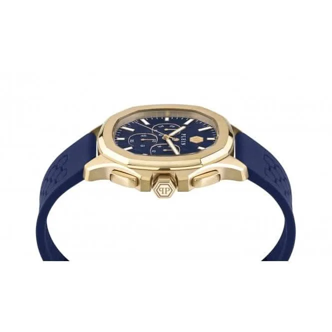 Philipp Plein Montre Homme Spectre Chrono en Or Jaune PWSAA0323