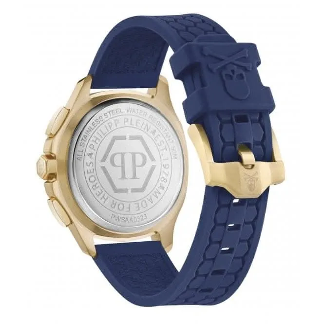 Philipp Plein Montre Homme Spectre Chrono en Or Jaune PWSAA0323