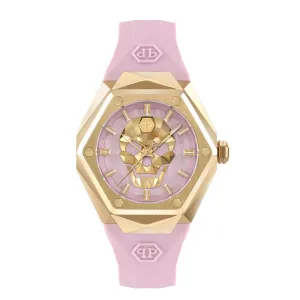 Philipp Plein Montre Femme High-Conic $Kull Spikes Rose PWADA0124