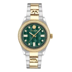 Philipp Plein Montre Femme Rock Couture Queen Argent Or PWCDA0524