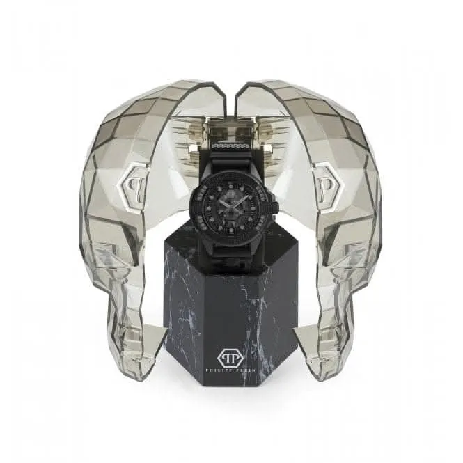 Philipp Plein The Skull Montre unisexe acier noir sans genre PWNAA0322