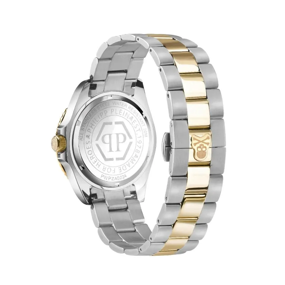 Philipp Plein Montre Unisexe Hyper-Sport GMT-I Challenger en Or PWPZA0224