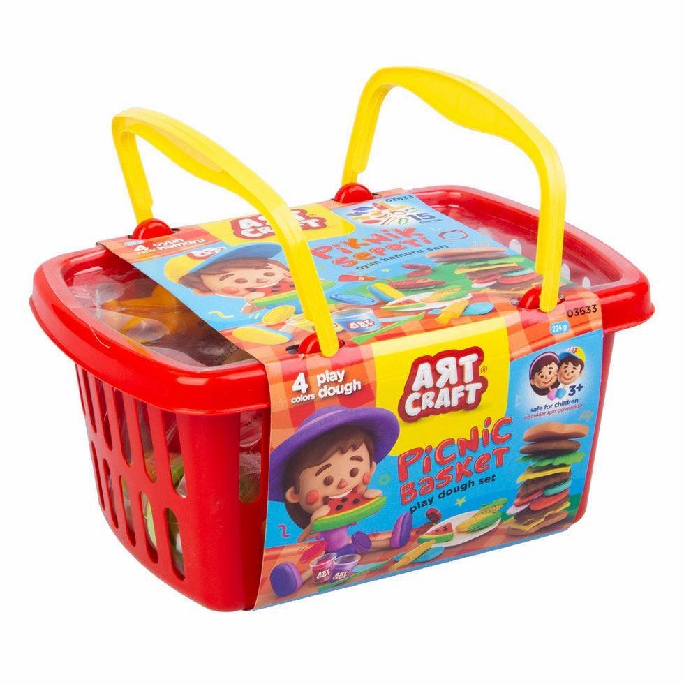 Picnic Basket Dough Set  4 Pcs