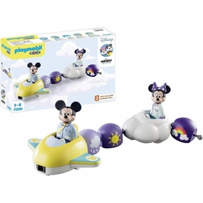 Playmobil Toys 1.2.3 Mickey & Minnie's Cloud Train