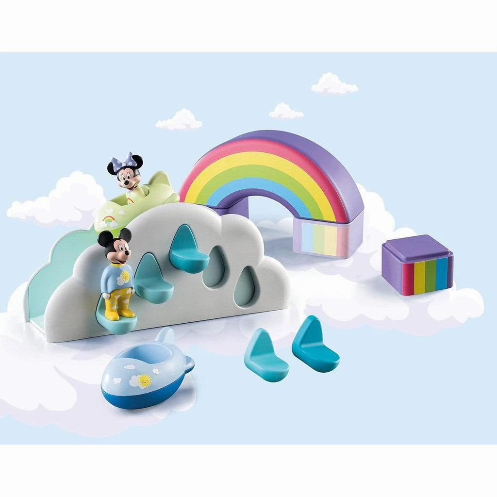 Playmobil Toys 1.2.3 Mickey & Minnie's Home in the Clouds