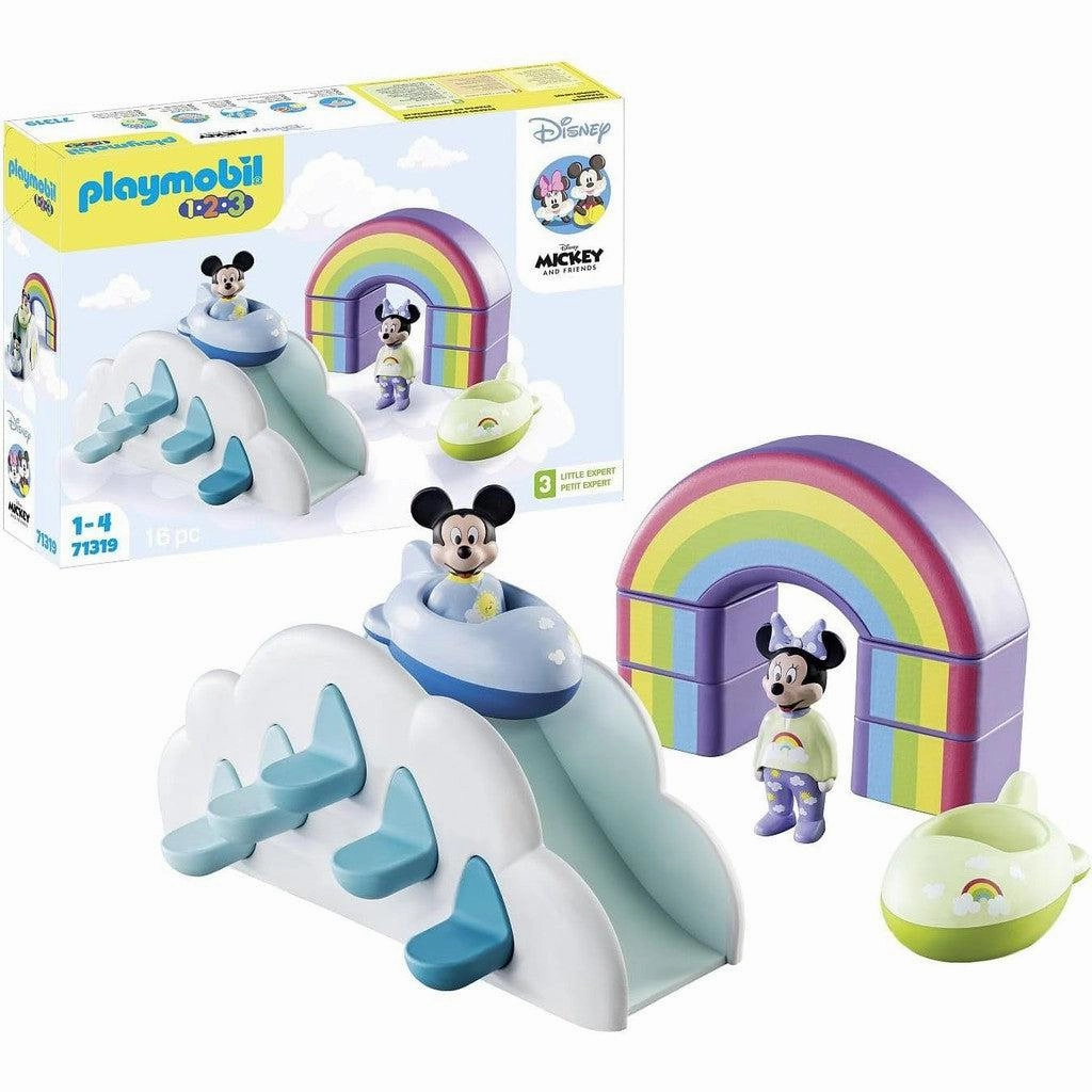 Playmobil Toys 1.2.3 Mickey & Minnie's Home in the Clouds