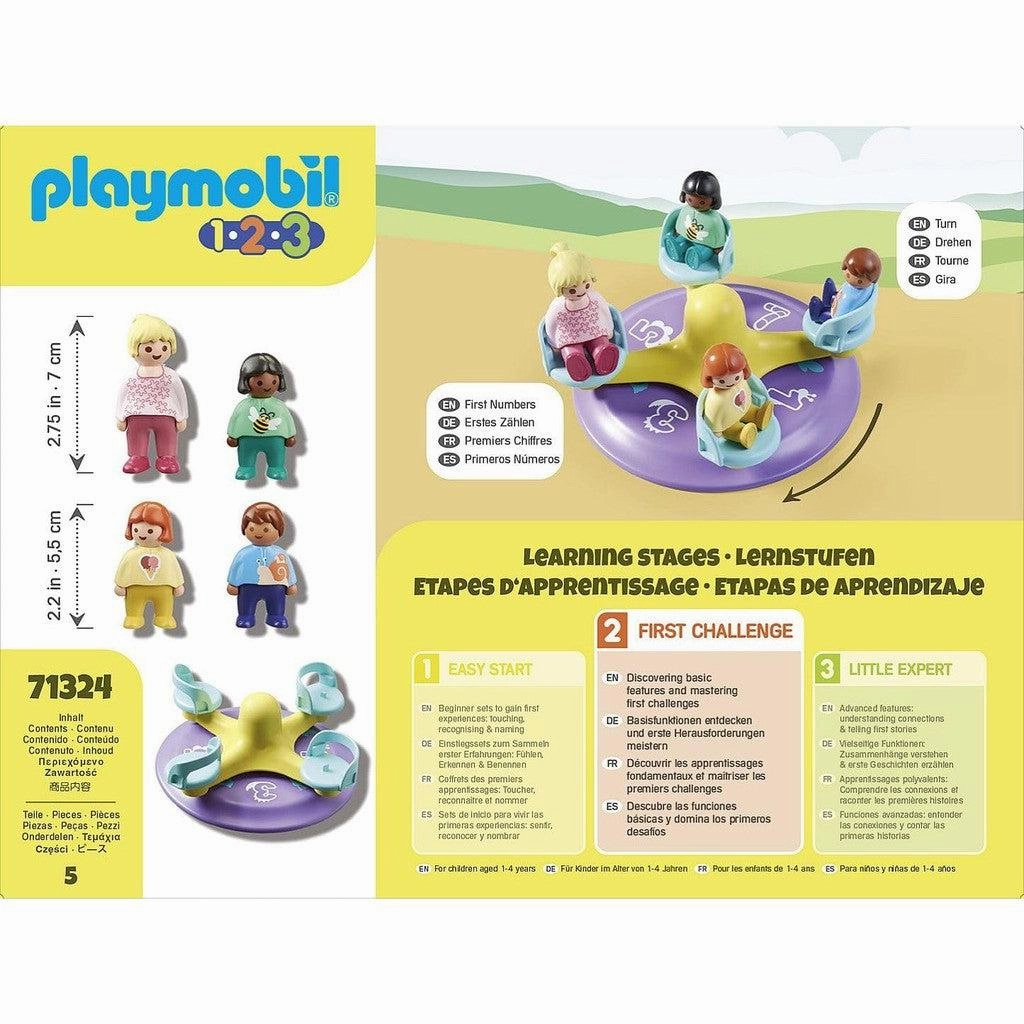 Playmobil Toys 1.2.3 Number Merry-Go-Round