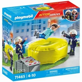 Playmobil Toys Action Heroes - Fire Fighter with Air Pillow 71465