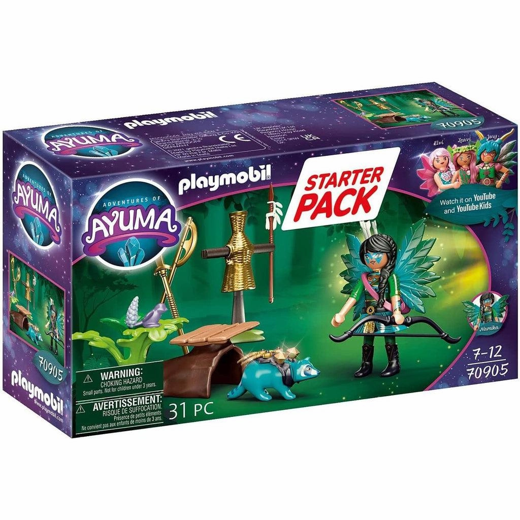 Playmobil Toys Adventures of Ayuma - Knight Fairy w/ Raccoon Starter Pack