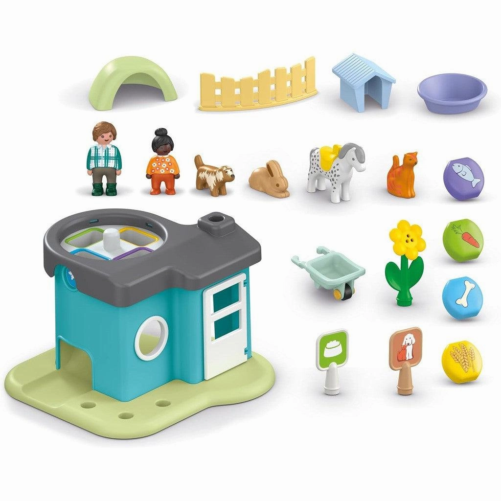 Playmobil Toys Animal Home w/ Treat Dispenser - Junior
