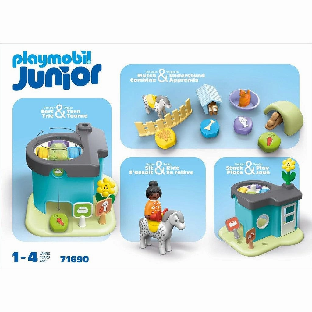 Playmobil Toys Animal Home w/ Treat Dispenser - Junior