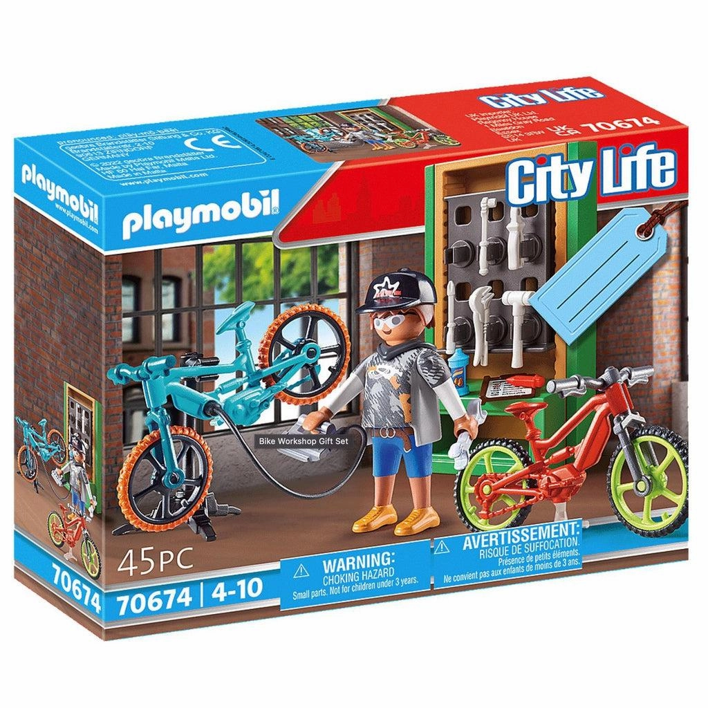 Playmobil Toys Bike Workshop Gift Set