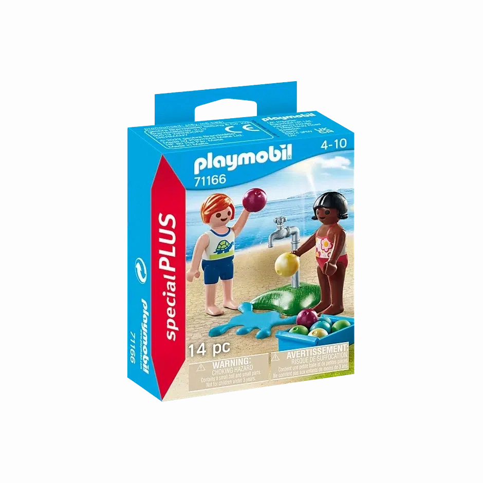 Playmobil Toys Children with Water Balloons