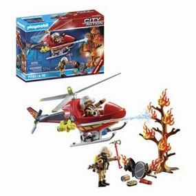 Playmobil Toys City Action - Fire Rescue Helicopter 71195