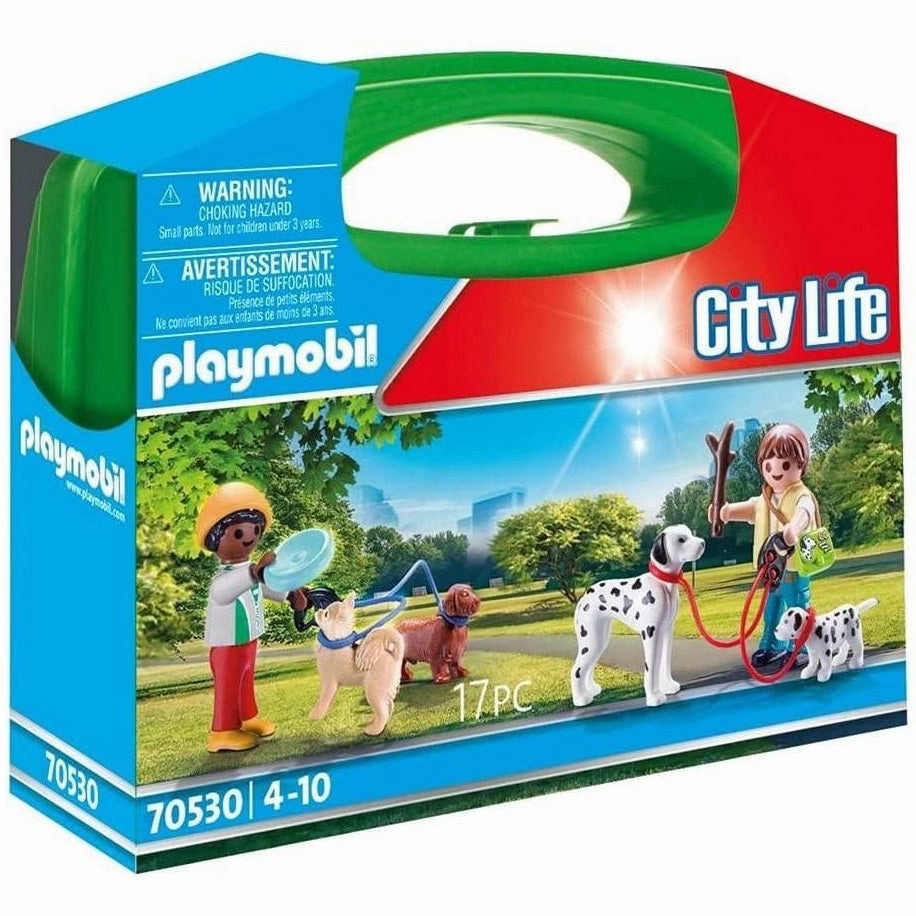 Playmobil Toys City Life - Puppy Playtime Carry Case 70530