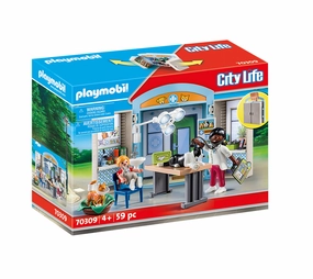 Playmobil Toys City Life - Vet Clinic Play Box 70309