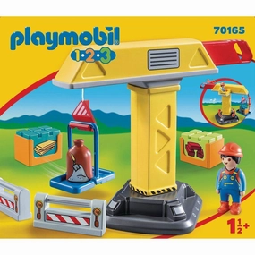 Playmobil Toys Construction Crane