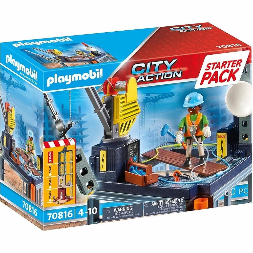 Playmobil Toys Construction Site Starter Pack