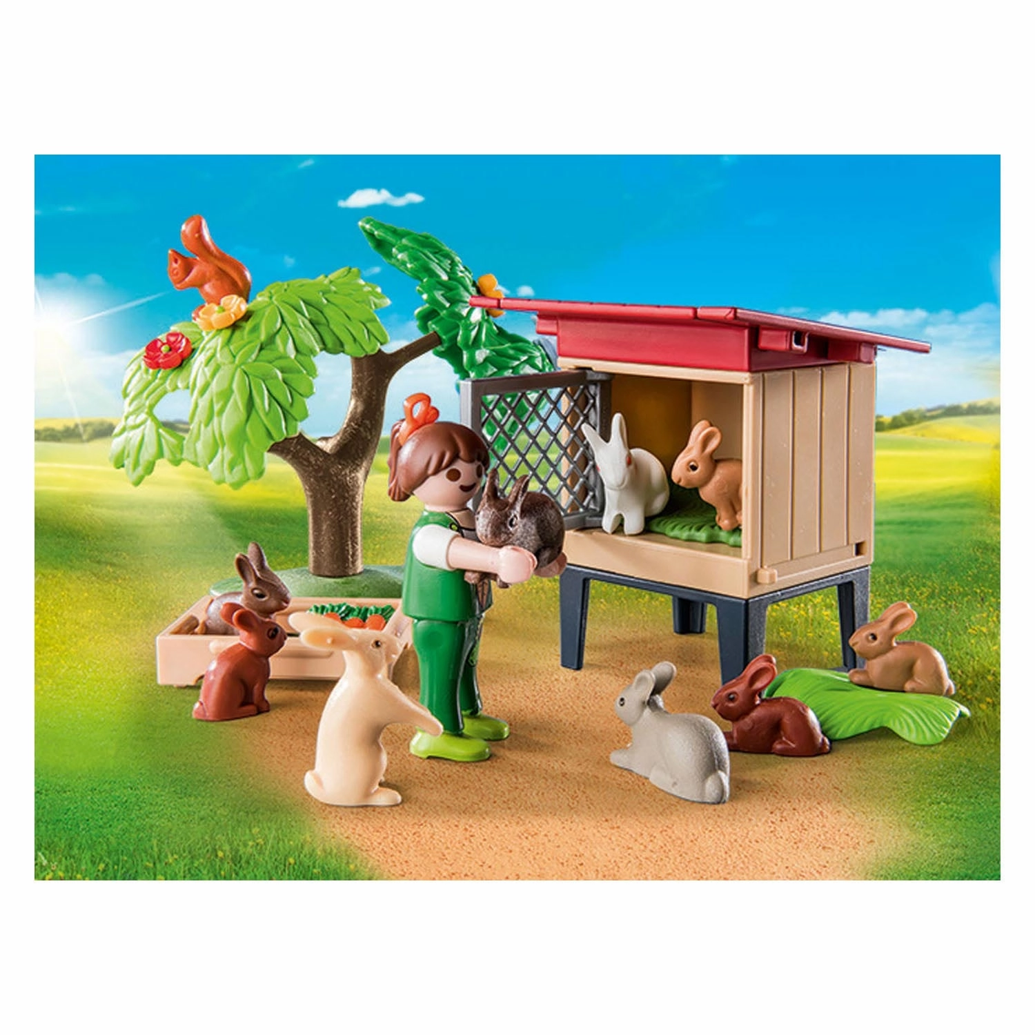 Playmobil Toys Country- Rabbit Hutch