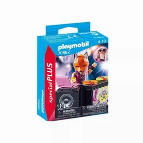 Playmobil Toys DJ with Turntables and Fox Mask