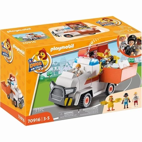 Playmobil Toys Duck On Call - Ambulance Emergency Vehicle