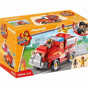 Playmobil Toys Duck On Call - Fire Brigade Emergency Vehicle