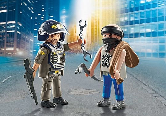 Playmobil Toys Duo Pack Tactical Police with Thief 71505