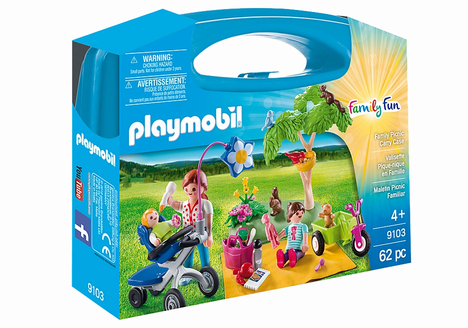 Playmobil Toys Family Fun - Family Picnic Carry Case 9103