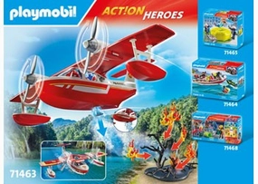 Playmobil Toys Firefighting Seaplane 71463