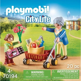 Playmobil Toys Grandmother With Child