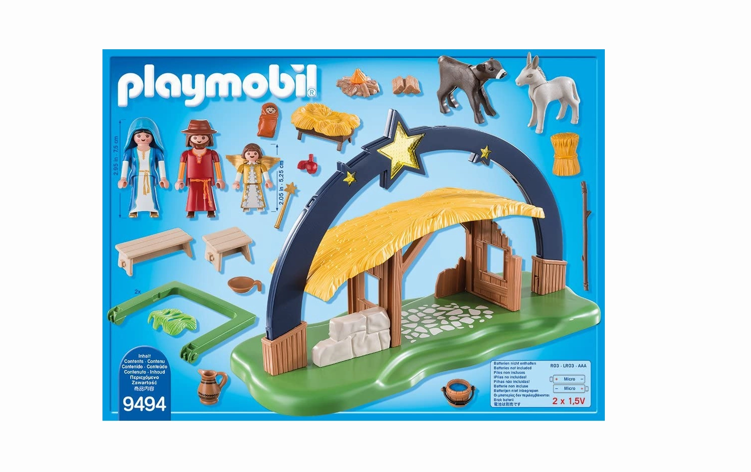 Playmobil Toys Illuminated Nativity Manger 9494