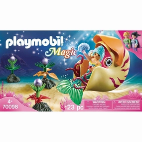 Playmobil Toys Mermaid with Sea Snail Gondola