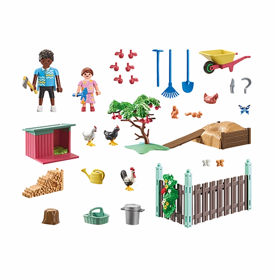 Playmobil Toys My Life - Little Chicken Farm in the Tiny House 71510