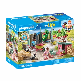 Playmobil Toys My Life - Little Chicken Farm in the Tiny House 71510