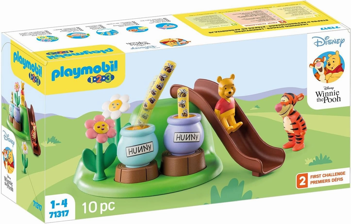 Playmobil Toys Playmobil 1.2.3 Disney Winnie & Tigger's Bee Garden