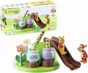 Playmobil Toys Playmobil 1.2.3 Disney Winnie & Tigger's Bee Garden